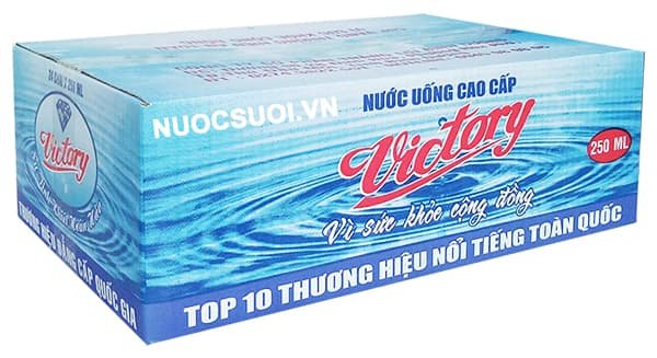 Thùng 24 Chai Nước Uống Đóng Chai Victory 250ml
