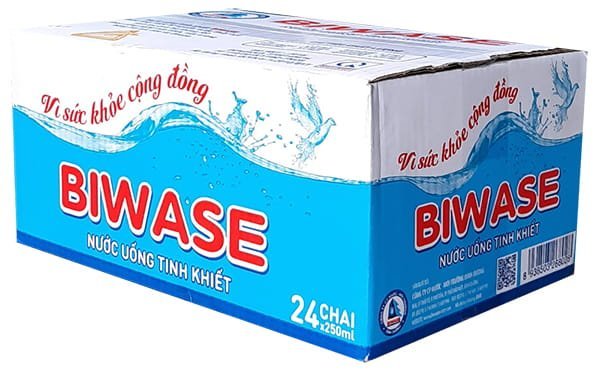 Thùng nước tinh khiết Biwase 250ml Thùng nước tinh khiết Biwase 250ml